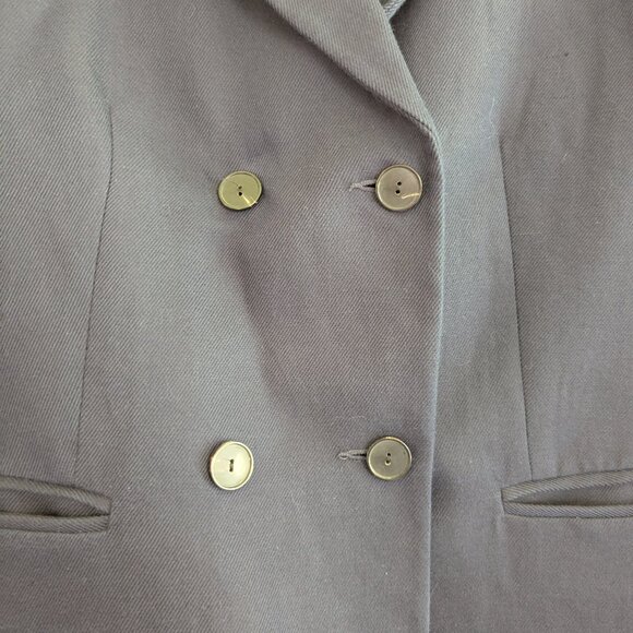 Sandro navy double breasted blazer women's size S/36 - Picture 4 of 5